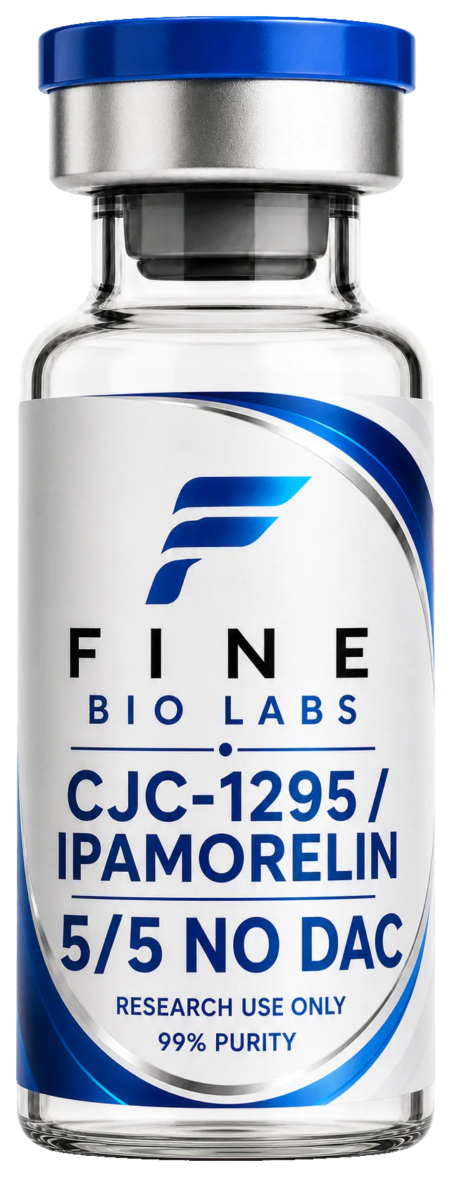 CJC-1295 / Ipamorelin 5/5 (No DAC) vial